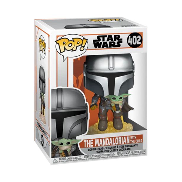 AKCIJSKA FIGURA FUNKO POP STAR WARS MANDALORIAN MANDO FLYING W/JET PACK