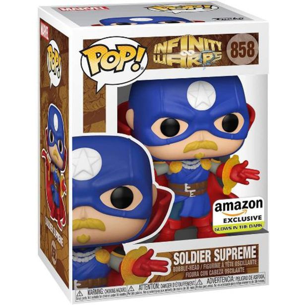AKCIJSKA FIGURA FUNKO POPMARVEL INFINITY WARPS SOLDIER SUPREME (GLOW)