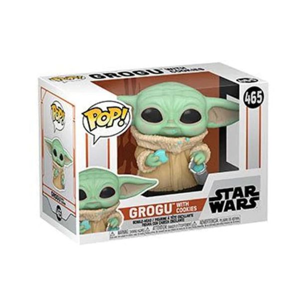 AKCIJSKA FIGURA FUNKO POPSTAR WARS MANDALORIAN GROGU W/ COOKIE