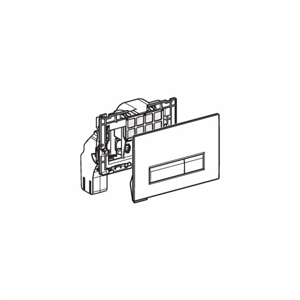 TIPKA, AKTIVIRNA GEBERIT SIGMA 40 ČRNA