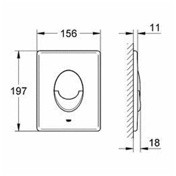 TIPKA, AKTIVIRNA GROHE SKATE AIR