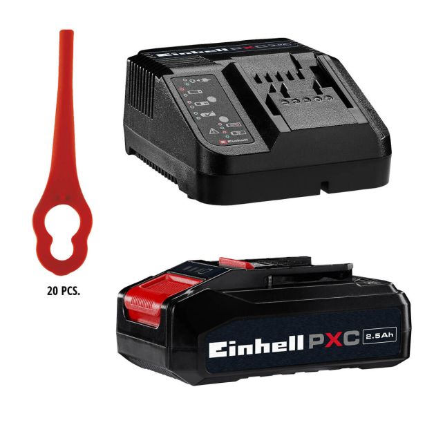 AKUML. KOSILNICA Z NITKO EINHELL GC-CT 18 LI KIT Z BATERIJO IN POL18V2.5AH