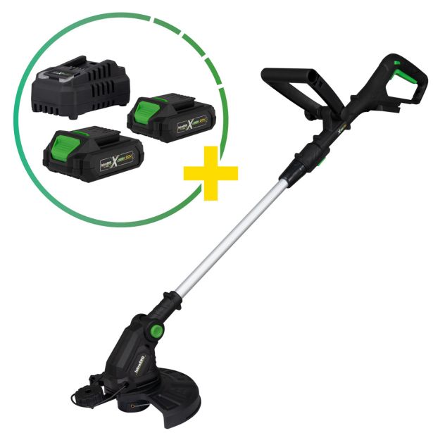 AKUML. KOSILNICA Z NITKO ISKRA ERO IEX-CGT-162+SET 2X2AH 20V IN HITRI POLNILNIK