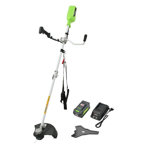 AKUML. KOSILNICA Z NITKO KIACATU 40V Z 4AH BATERIJO IN POLNILNIKOM DVOROČAJNA