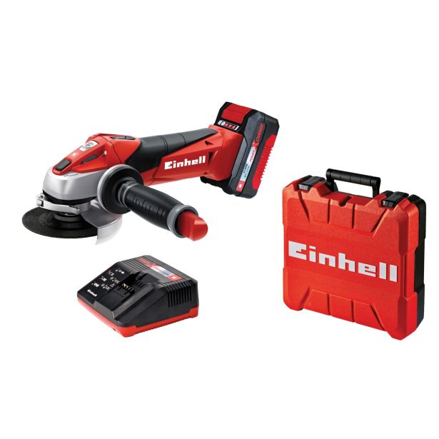 TE-AG 18/115 LI KIT (1X3,0AH), AKUMULATORSKI KOTNI BRUSILNIK V SETU