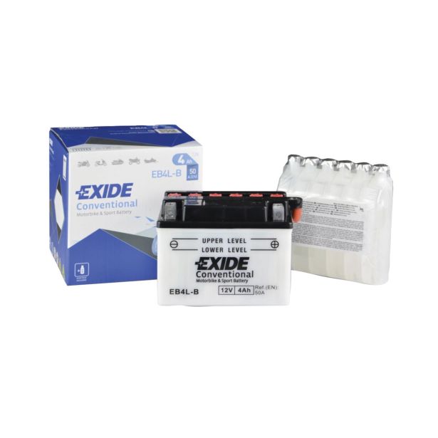 AKUMULATOR EXIDE AH04 D+ 12V CONVENTIONAL 120X70X95 SKUTER