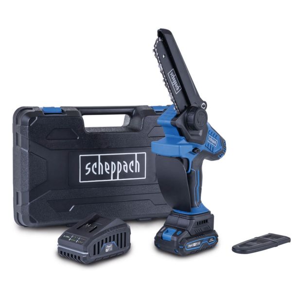 AKUMULATOR. VERIŽNA ŽAGA SCHEPPACH BC-PS150-X Z BATERIJO IN POLNILNIKOM V KOVČKU