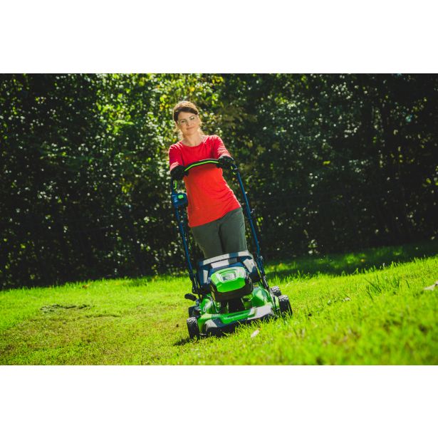 AKUMULATORSKA KOSILNICA 60V 51 CM + AKUMULATORSKA KOSILNICA Z NITKO GREENWORKS 60V + 4AH BATERIJA S POLNILNIKOM