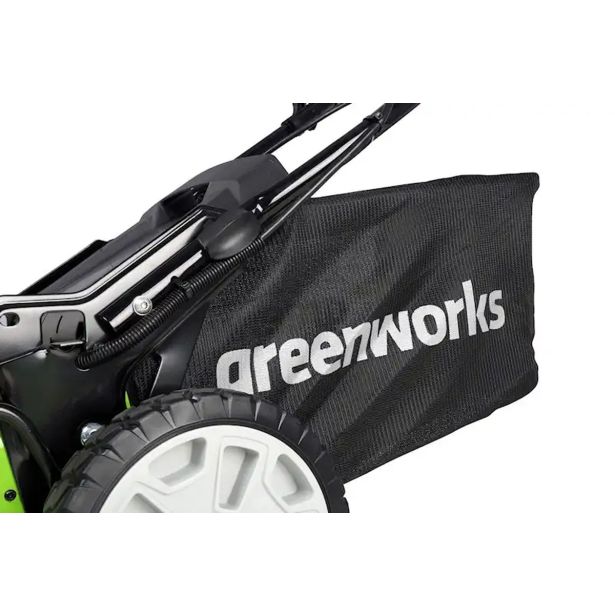 AKUMULATORSKA KOSILNICA GREENWORKS 2X24V (48V) 46CM 2X4AH BATERIJO+POLNILNIK