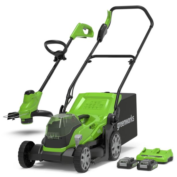 AKUMULATORSKA KOSILNICA GREENWORKS 48V 36CM 2 X 2AH BATERIJA IN POLNILNIK+NITNA KOSIL.