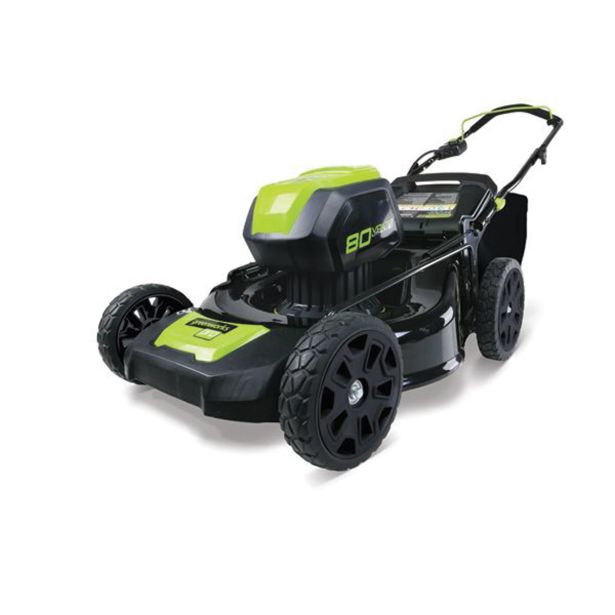 AKUMULATORSKA KOSILNICA GREENWORKS 80V 51 CM S 4AH BATERIJO IN POLNILNIKOM