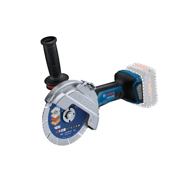 AKUMULATORSKI KOTNI BRUSILNIK GWS 18V-180 P (180 MM) SOLO