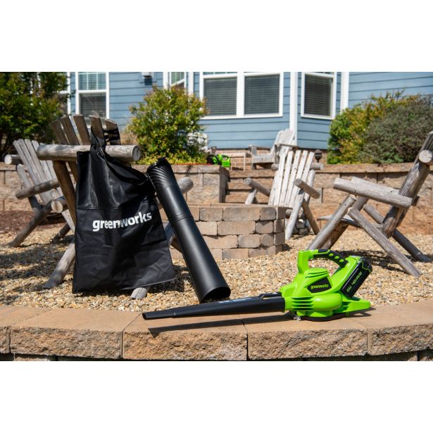 AKUMUL. SESALNIK/PUHALNIK GREENWORKS 40V Z BAT. IN POLN. 4AH GD40BVK4