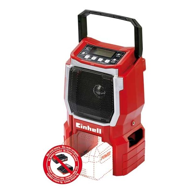 EINHELL AKUMULATORSKI RADIO TE-CR 18 LI SOLO POWER X-CHANGE, BREZ BATERIJE IN POLNILNIKA