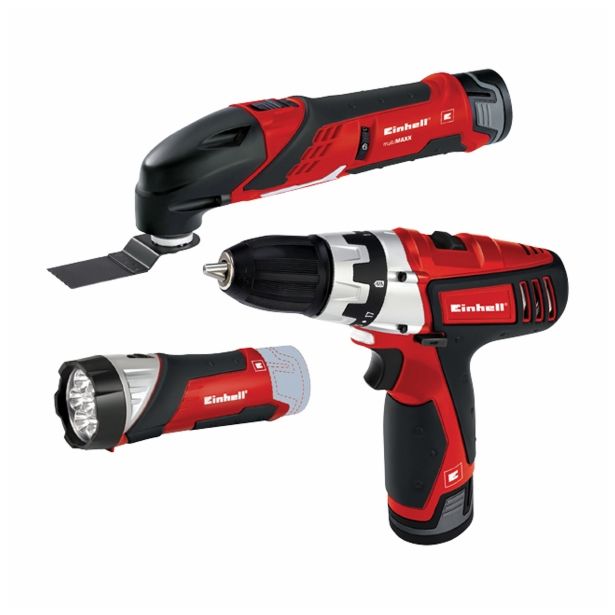 AKUMULATORSKI SET EINHELL TE-TK 12 LI+MULTIF.ORODJE +SVETILKA
