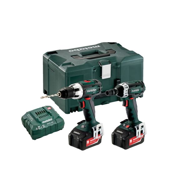 BATERIJSKI STROJI V KOMPLETU METABO COMBO SET 2.1.2 18 V (BS 18 LT + SSW 18 LTX 200)