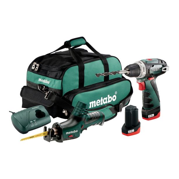 BATERIJSKI STROJI V KOMPLETU METABO COMBO SET 2.4 10.8 V (BS+ASE)