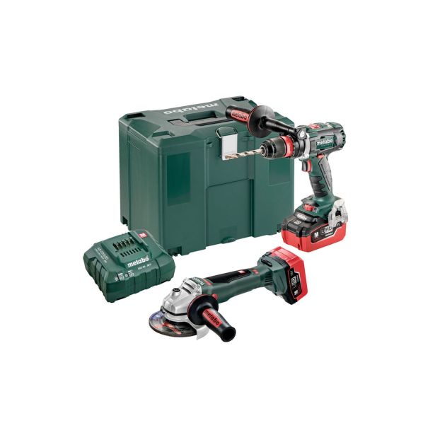 BATERIJSKI STROJI V KOMPLETU METABO COMBO SET 2.4.5 18 V BL LIHD (BS 18 LTX BL Q I + WB 18 LTX BL 125 QUICK)