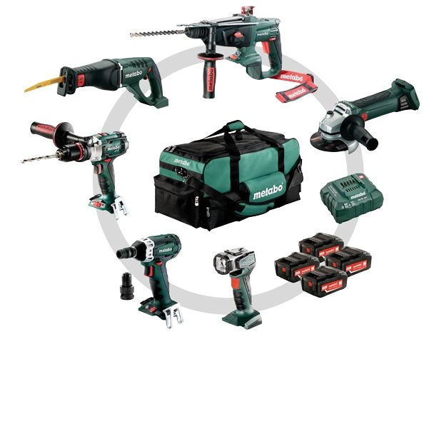 BATERIJSKI STROJI V KOMPLETU METABO COMBO SET 6.1