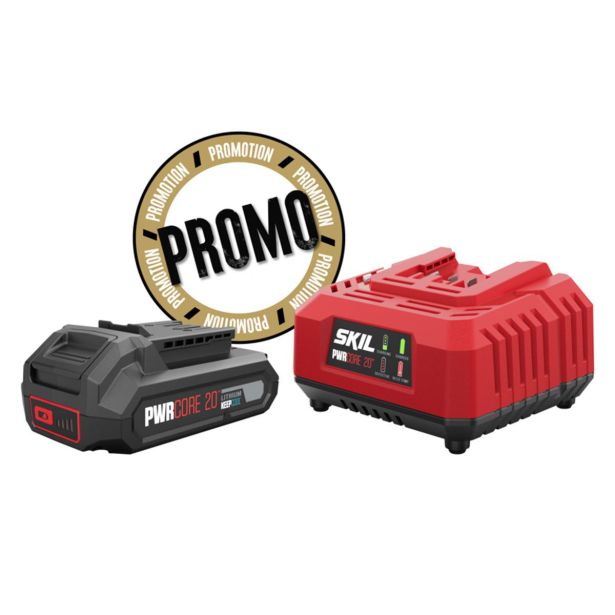 AKUMULATORSKI SET SKIL DD1E3066-ATP + PUHALNIK