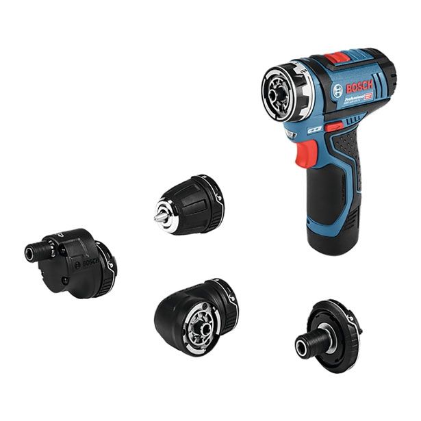 AKUMULATORSKI VRTALNIK BOSCH PROFESSIONAL GSR 12V-15 FC + GFA 12-B