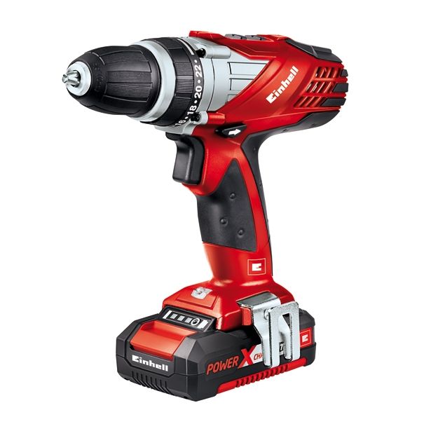 AKUMULATORSKI VRTALNIK EINHELL TE-CD 18 LI KIT POWER X-CHANGE