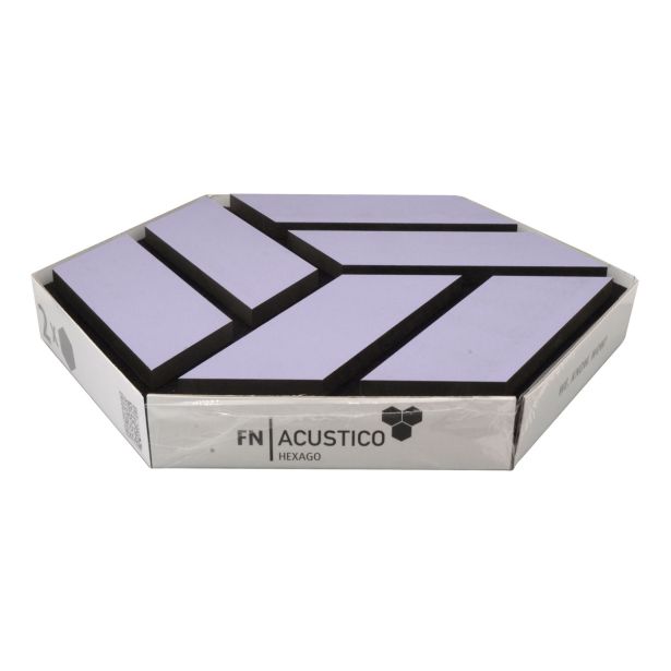 AKUSTIČNI PANEL FN ACUSTICO HEXAGO Q LAVENDEL 300X260X19 MM