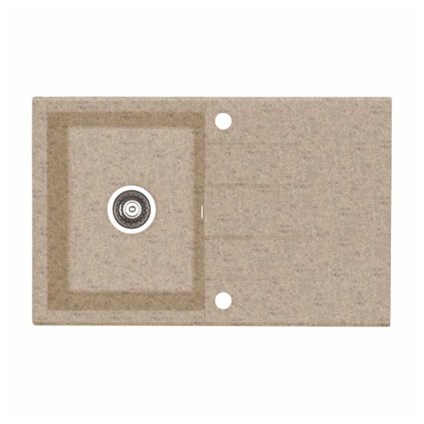 ALGRANIT POMIVALNO KORITO ALVEUS CUBO 30, A51 BEIGE 780X500 MM