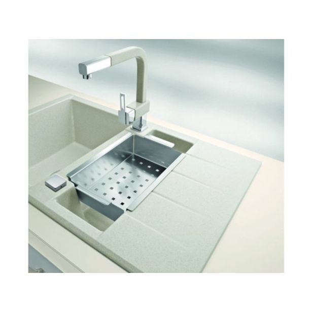 ALGRANIT POMIVALNO KORITO ALVEUS CUBO 40, ARCTIC-A11 780X500 MM