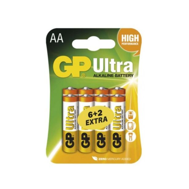 ALKALNI BATERIJSKI VLOŽEK EMOS GP ULTRA LR6 6+2BL