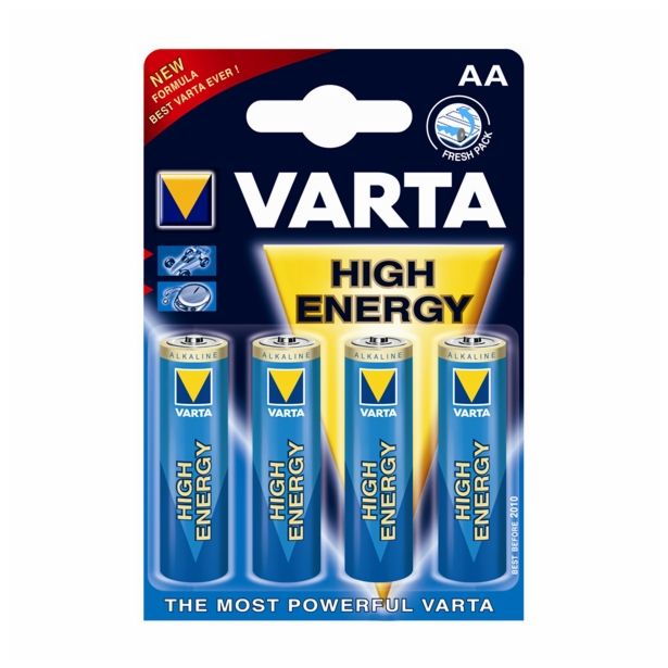 ALKALNI BATERIJSKI VLOŽEK VARTA LR03 AAA LONGLIFE POWER BL/4, 1.5V