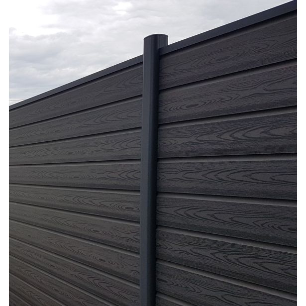 STEBRIČEK ZA WPC OGRAJO BAMBUSWPC ALU 2000X80X80 MM