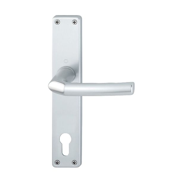 ALU KLJUKA ZA VRATA HOPPE BIRMINGHAM S ŠČITOM CIL. F-1