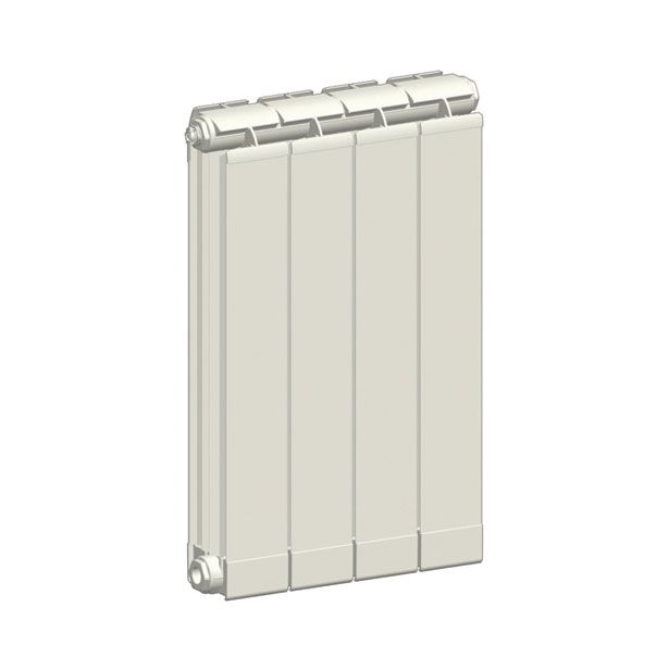 ALUMINIJASTI RADIATOR AKLIMAT M1024 3 ČL. IZBRANA BARVA
