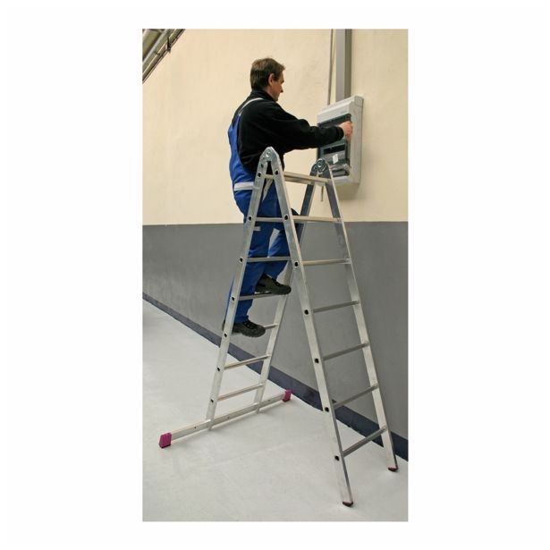 ALUMINJASTI ODER KRAUSE CORDA PODEST 1.5X0X56M DELOVNA VIŠINA 4.85 M