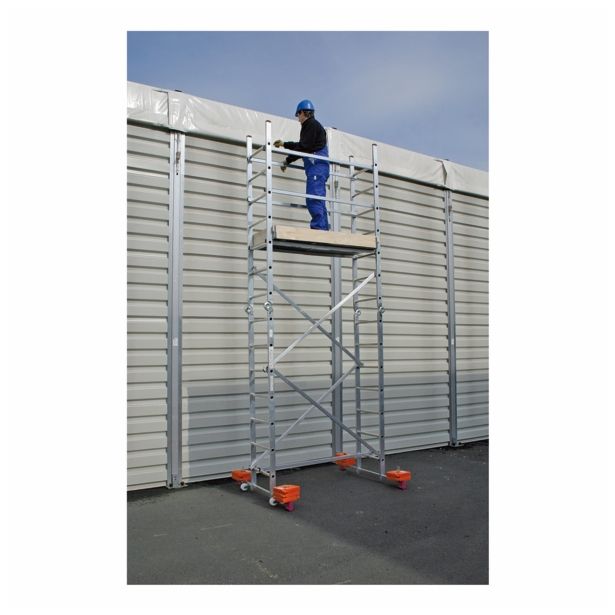 ALUMINJASTI ODER KRAUSE CORDA PODEST 1.5X0X56M DELOVNA VIŠINA 4.85 M