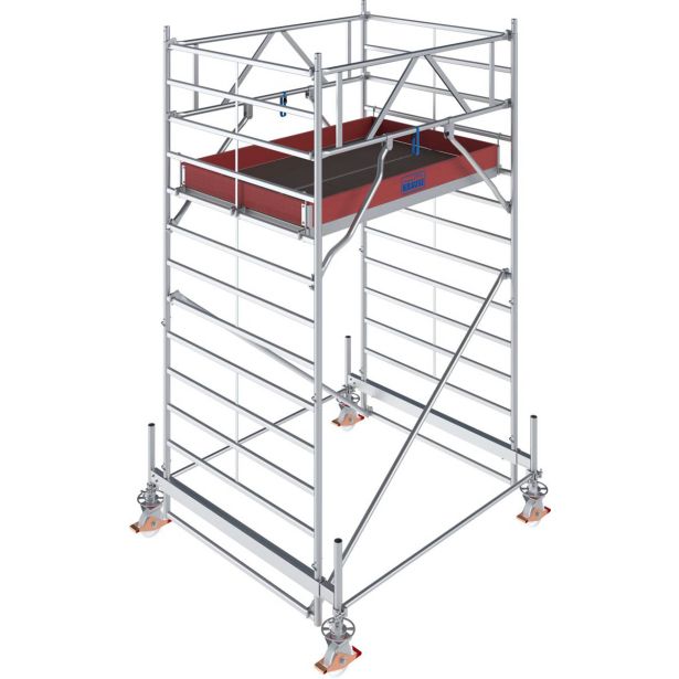 ALUMINJASTI ODER KRAUSE STABILO PODEST 2X1.5M S500 DELOVNA VIŠINA 5.40 M