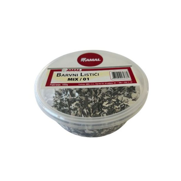 AMAL DEKORATIVNI LISTIČI MIX - 01  100G