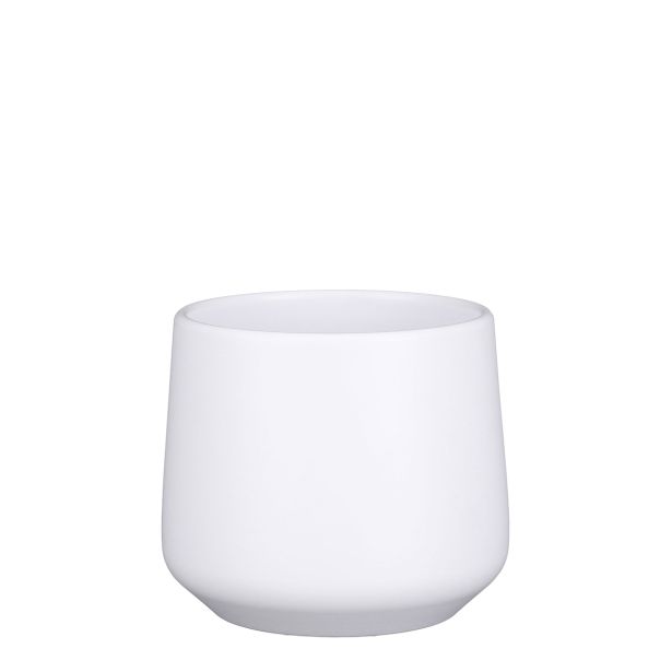 KERAMIČNI NOTRANJI LONEC MICA AMBER BEL MAT V15.5XP17CM