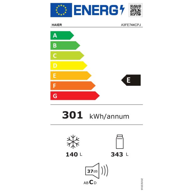AMERIŠKI HLADILNIK HAIER A3FE744CPJ
