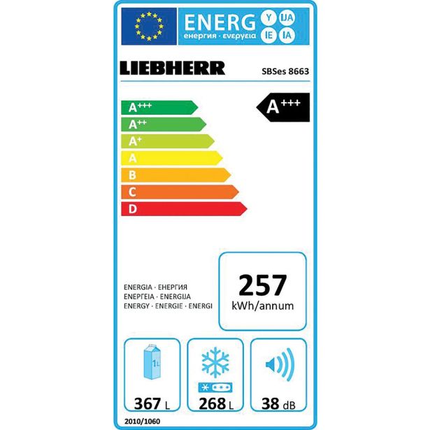 AMERIŠKI HLADILNIK LIEBHERR SBSES 8663