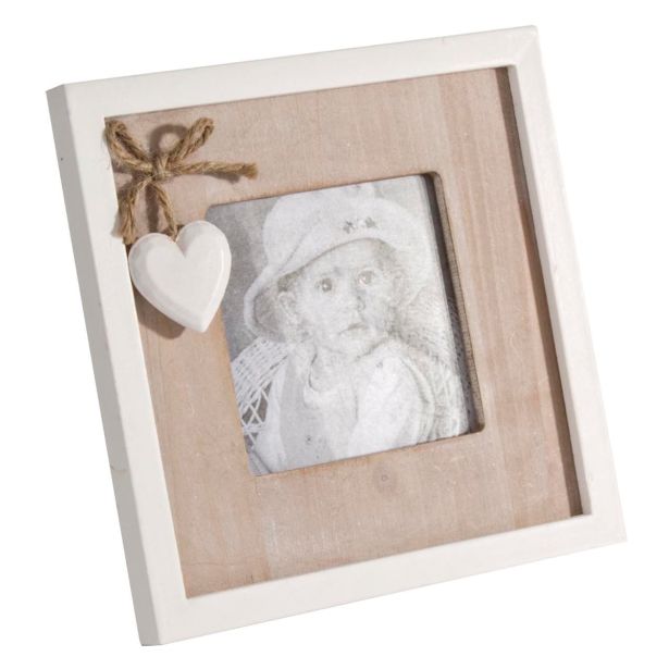 OKVIR ZA SLIKO BIZZOTTO AMOUR. 1 SRCE LES 18X18 CM