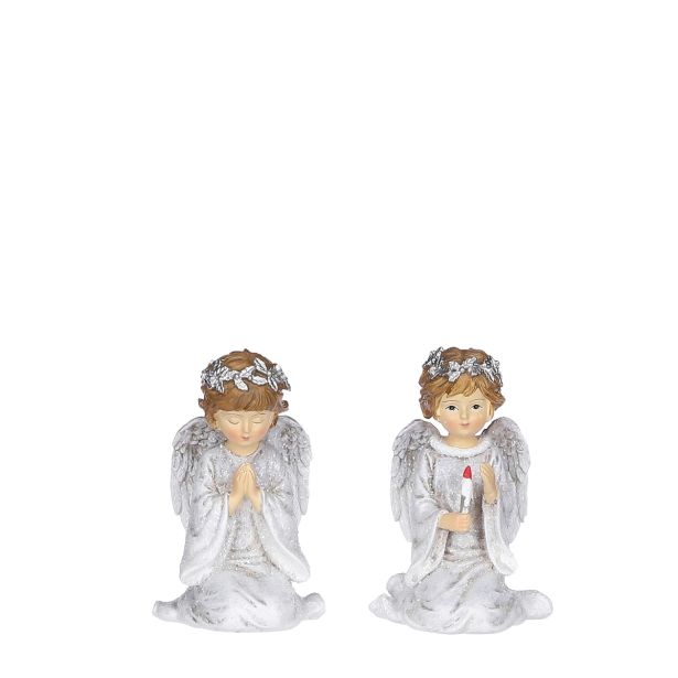 PRAZNIČNA FIGURA ANGEL SEDEČI 10 CM