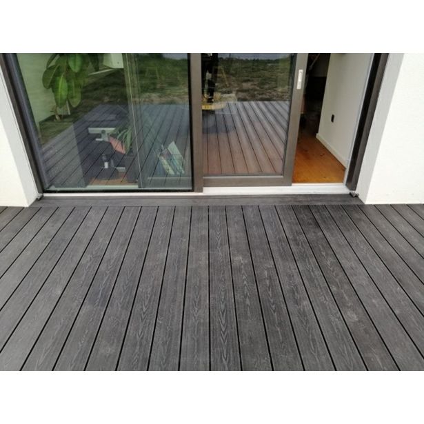 WPC DESKA ZA TERASO BAMBUSWPC ANTRACIT 3D 4000X140X23 MM