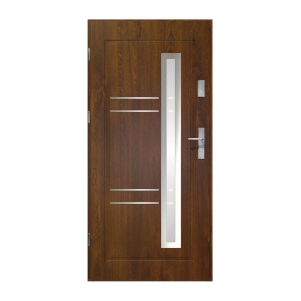 VHODNA KOVINSKA VRATA SYSTEM55 APOLLO 999X2068 MM L TEMNI OREH