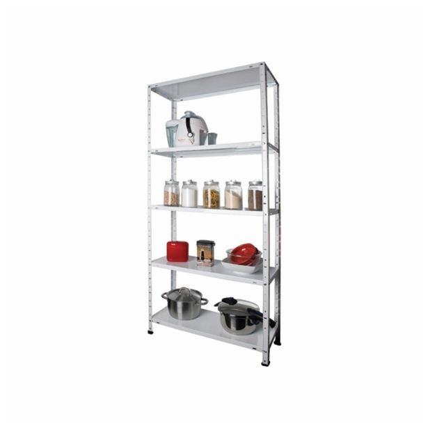 REGAL AR SHELVING 170X75X30 CM, 5 POLIC 40 KG/POLICO, BEL