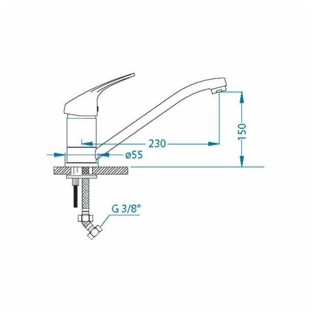 ARMATURA ZA KORITO ALVEUS AM 30
