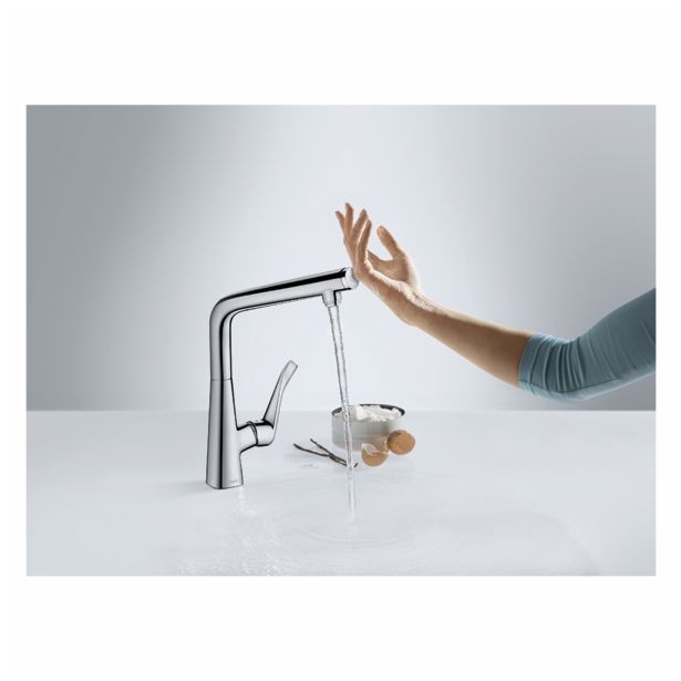 PIPA KUHINJSKA METRIS METRIS STOJEČA, 2 CEVI IZGLED NERJAVNEGA JEKLA