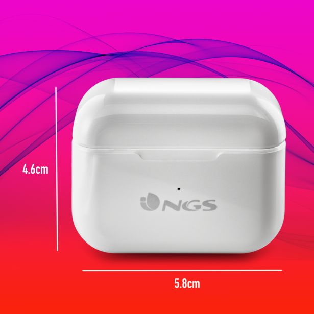 RAČUNALNIŠKA SLUŠALKA NSG ARTICA BLOOM BELE, BREZŽ.