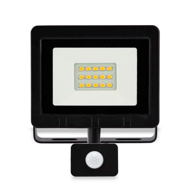 ASALITE LED REFLEKTOR 10W 4500K, 800LM + SENZOR